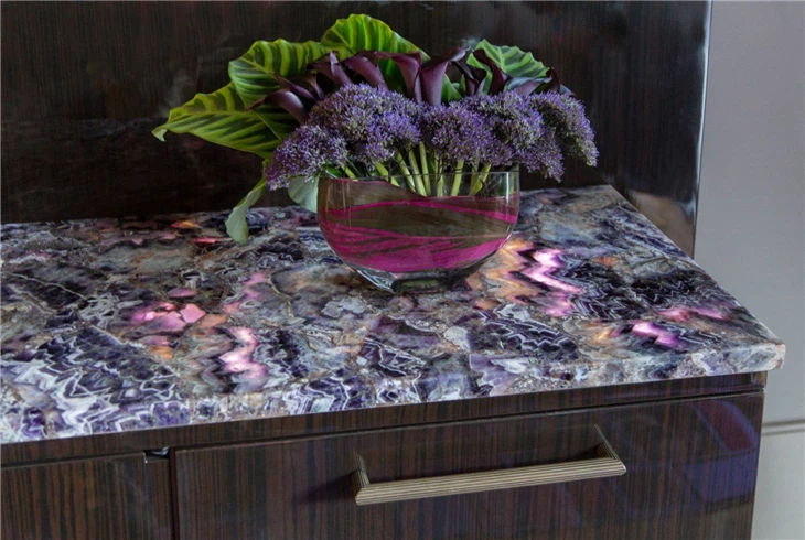 Backlit Stone Veneer Sheets Slab