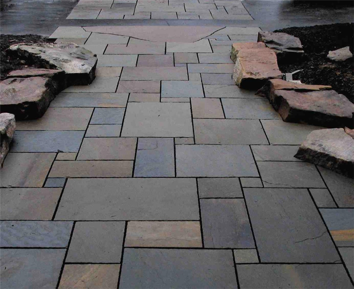 Pavimentadoras de granito Blue Mist Pavimentadoras de granito azul