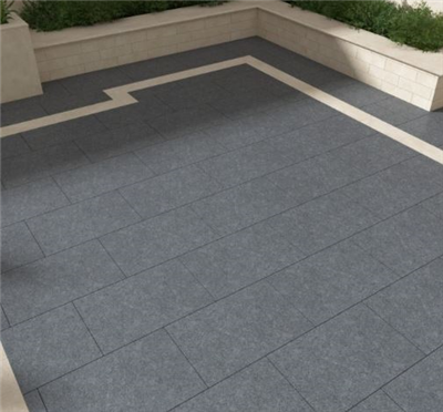 Pavimentação tátil de granito Pavimentadoras de telha de granito