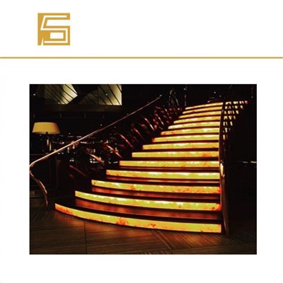 Escada Led em Mármore