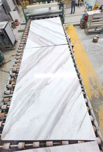Bancada de mármore Volakas de pedra recém-chegada