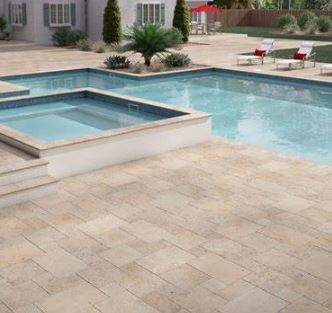 Nicolock Granite City Pavers Granite Cobblestone Patio